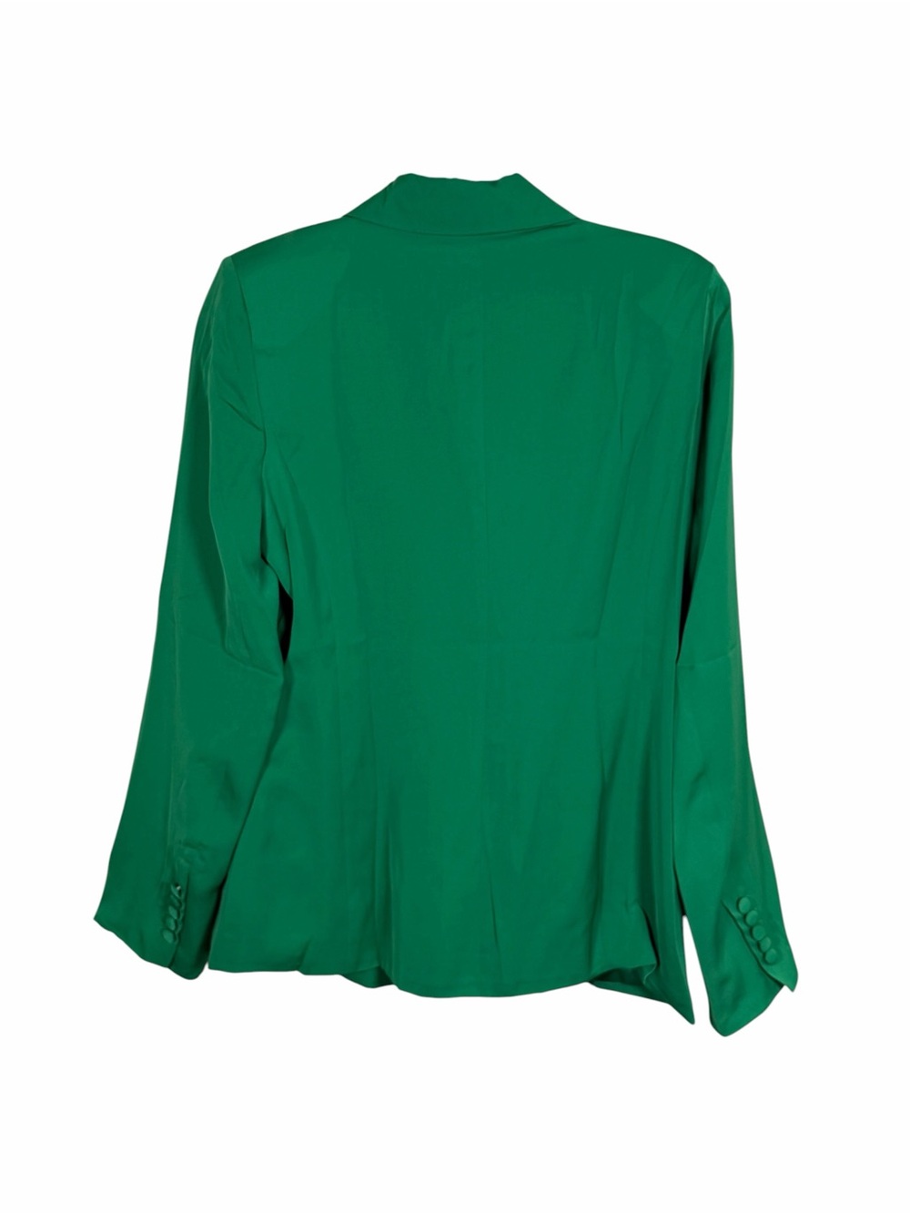 Tailored Green Women's Blazer - Single-Breasted - Picture 4 of 5